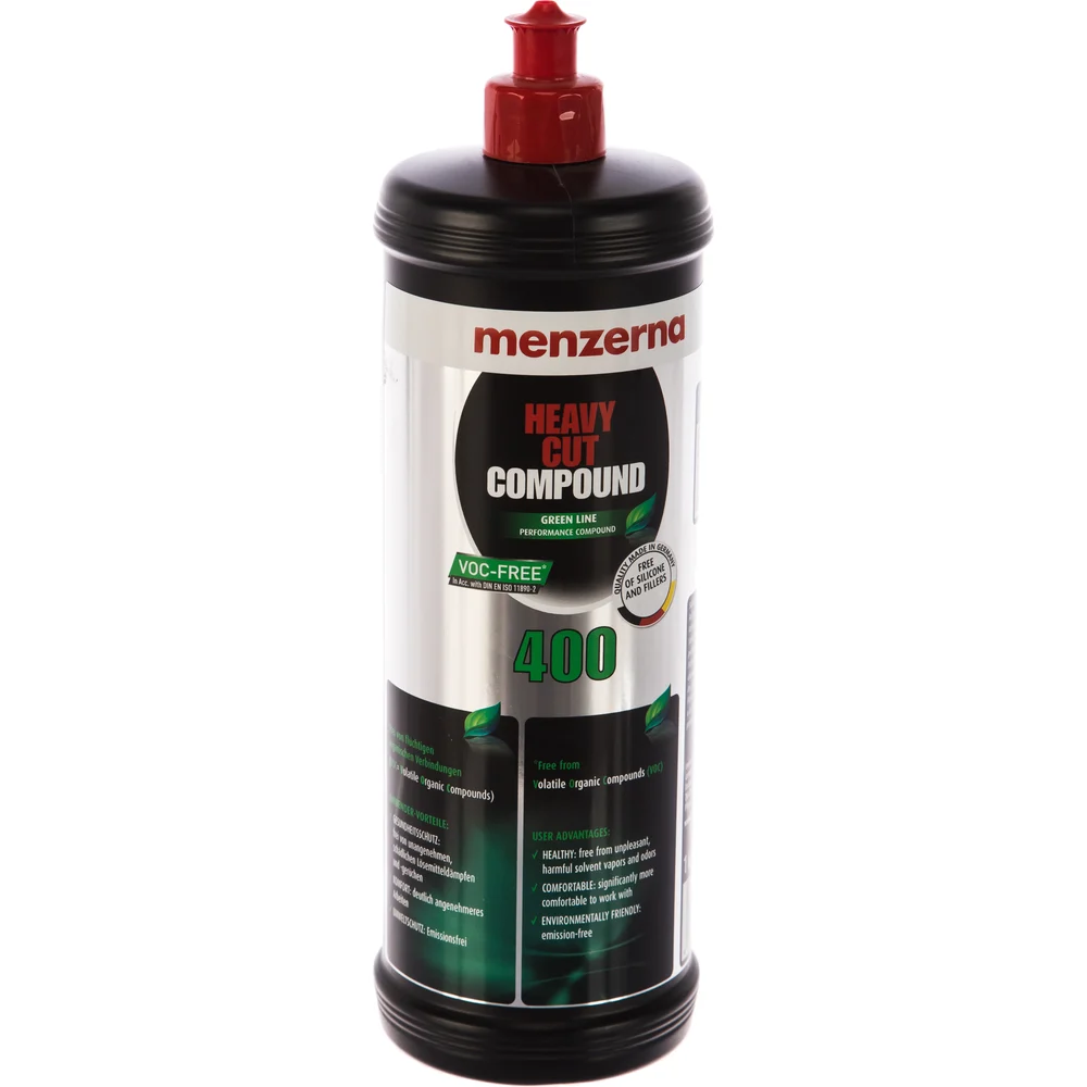 Универсальная высокоабразивная полировальная паста Menzerna GREEN LINE Heavy Cut Compound 400 22200.261.870