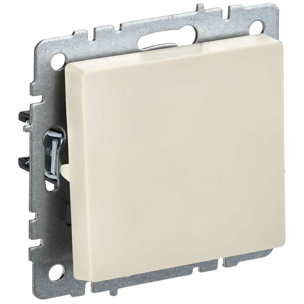 Проходной одноклавишный выключатель IEK Brite вс10-1-6-бркр BR-V12-0-10-K10