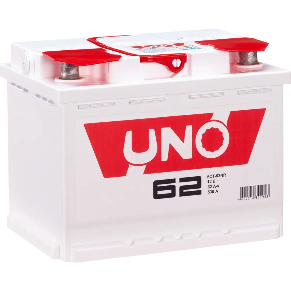 Аккумулятор UNO 6ст 62 NR 530 А CCA 562108010