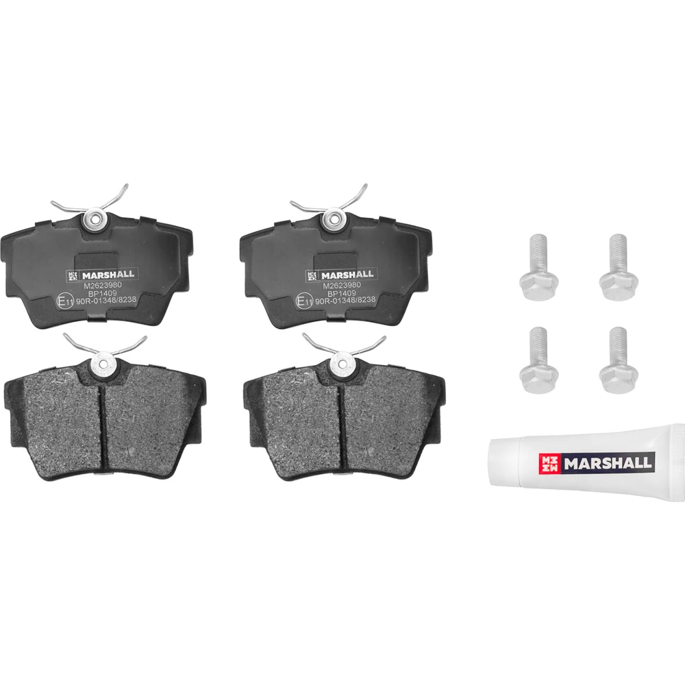 Дисковые задние тормозные колодки Nissan Primastar 01-, Opel Vivaro A, B 01-, Renault Trafic II MARSHALL M2623980