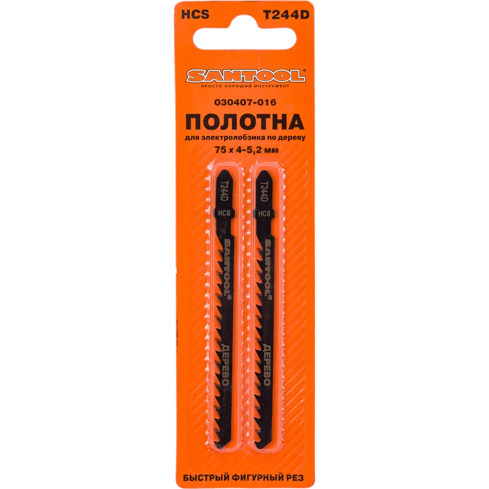 Полотна для электролобзика по дереву SANTOOL T244D 030407-016