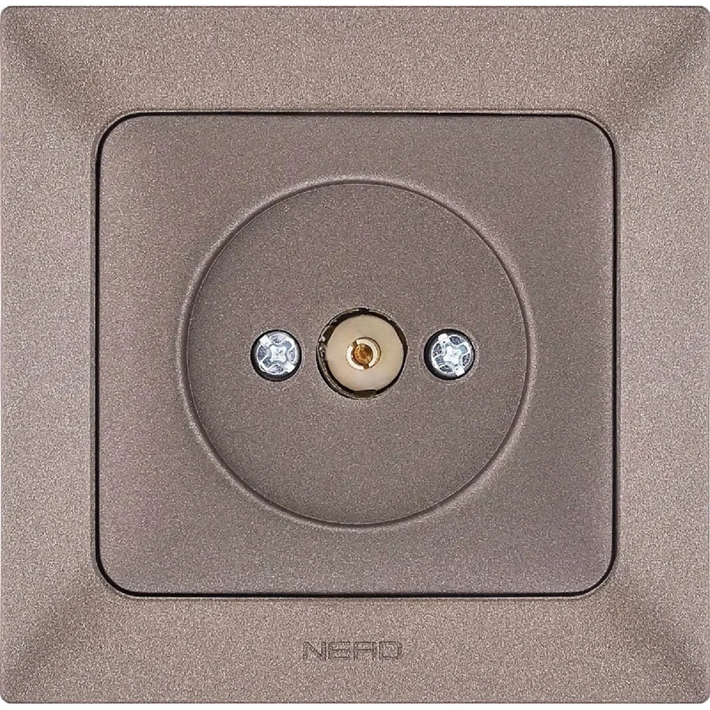Проходная концевая tv розетка NE-AD Aras 93-125-07