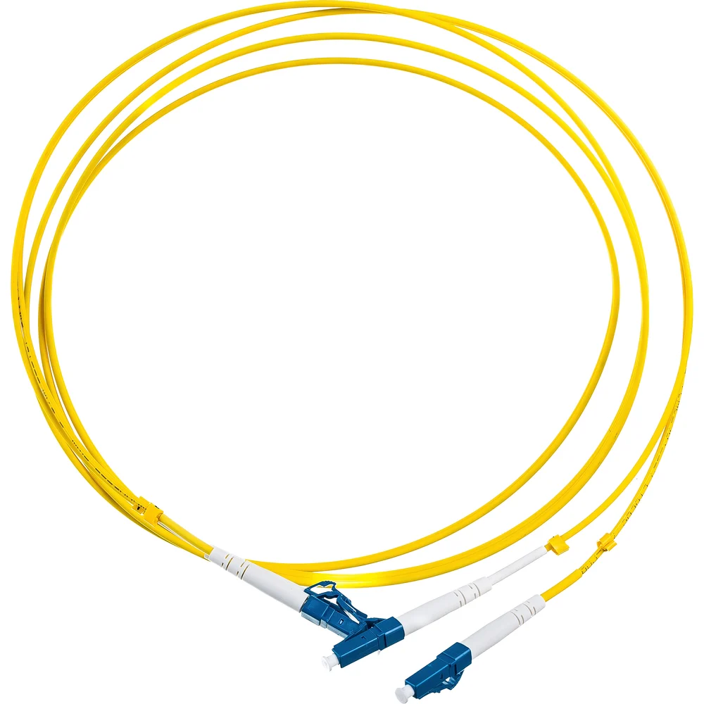 Волоконно-оптический патч-корд Hyperline FC-D2-9-LC/UR-LC/UR-H-2M-LSZH-YL 28075