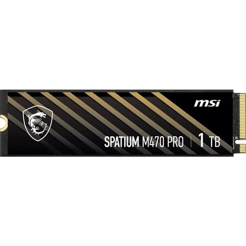 SSD накопитель MSI Spatium M470 Pro 1ТБ, M.2 2280, PCIe 4.0 x4, NVMe, M.2 [s78-440l0j0-p83]
