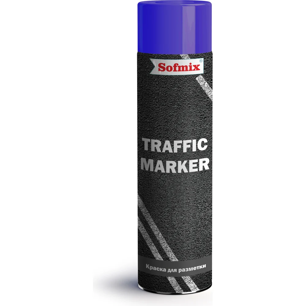Аэрозольная краска для разметки SOFMIX TRAFFIC MARKER 510404