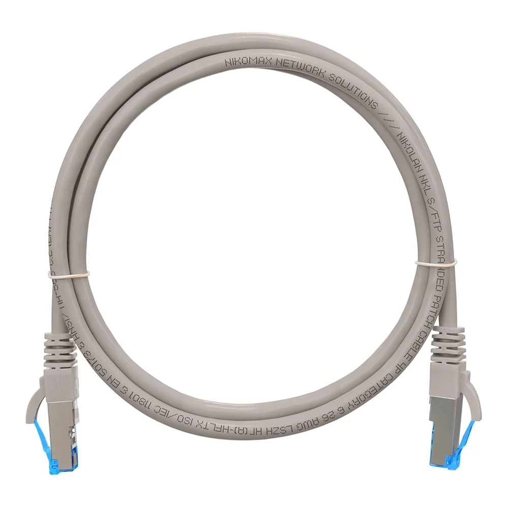 Шнур NIKOMAX NMC-PC4SE55B-001-C-GY