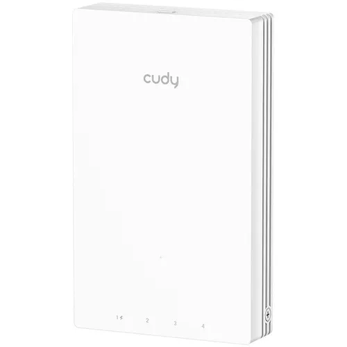 Точка доступа CUDY AP1300 Wall, AC1300, 2.4/5ГГц, 4xRJ45, белый