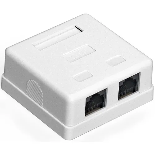 Розетка Exegate SM2-RJ45-C6 RJ-45 (EX292845RUS) наклад. RJ45 кат.6