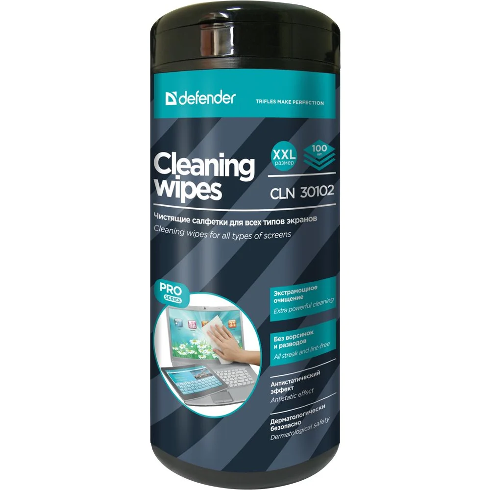 Салфетки для экранов Defender CLN 30102 Pro 30102
