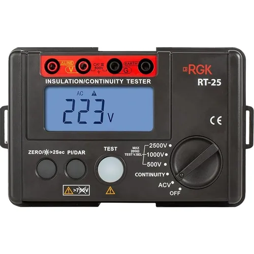Мегаомметр RGK RT-25, с поверкой [779708]