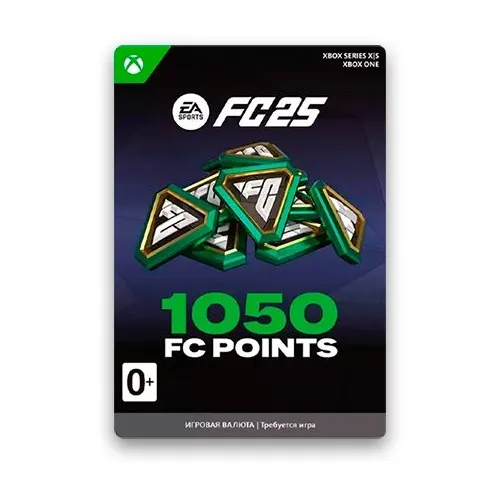 Пополнение игровой валюты Microsoft EA Sports FC 25 1050 Coins, регион: СНГ, Россия