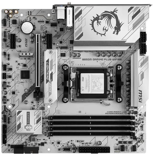 Материнская плата MSI B850M GAMING PLUS WIFI6E, Socket AM5, AMD B850, mATX, Ret