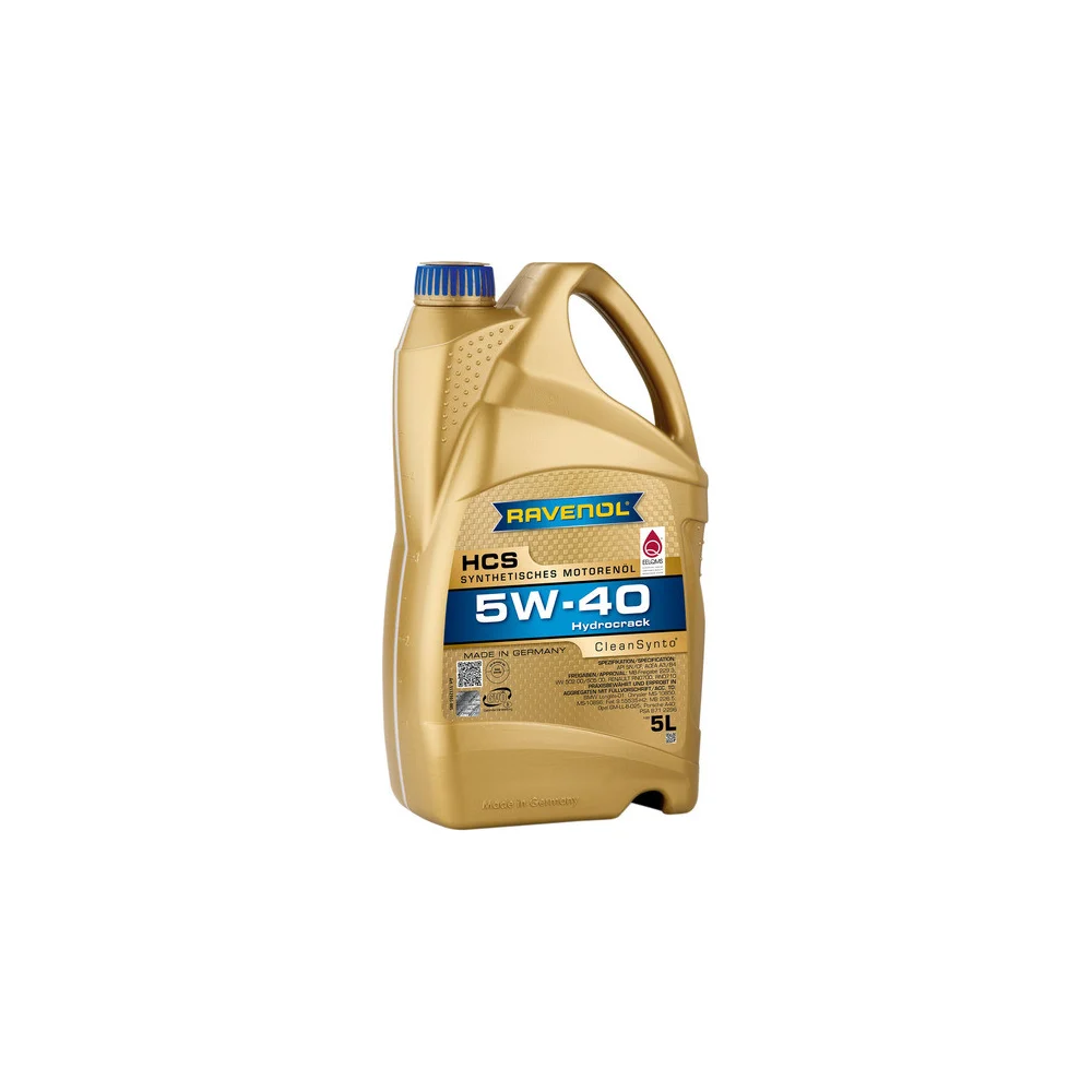 Моторное масло RAVENOL HCS SAE 5W-40, 5 л, new 1112105-005-01-999