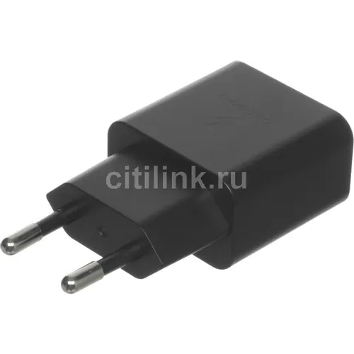 Сетевое зарядное устройство Samsung EP-T1510N, USB-C, 15Вт, 2A, черный [ep-t1510nbegru]