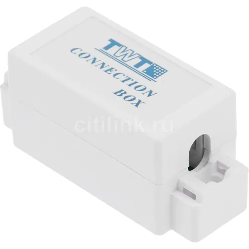 Адаптер Lanmaster (TWT-CN110UTP5E) проходн. кат.5E бел.