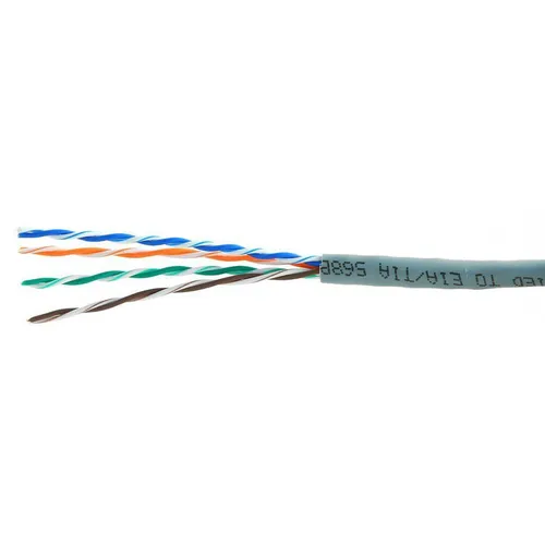 Кабель CABLEXPERT UPC-5004E UTP, кат.5E, 305м, 4 пары, медь, многожильный, серый