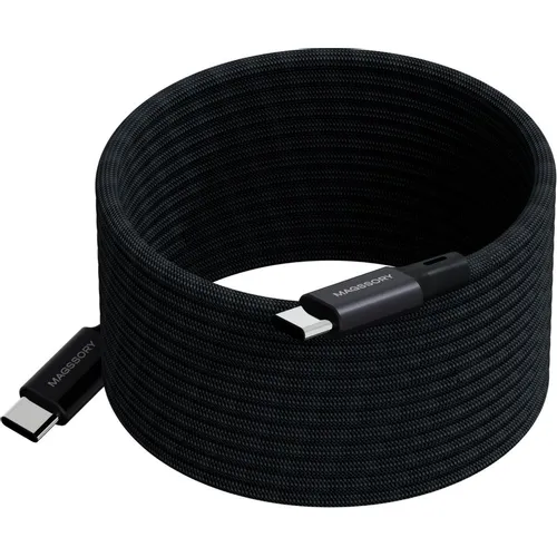Кабель MAGSSORY cbl021, USB Type-C (m) - USB Type-C (m), 2.4м, черный