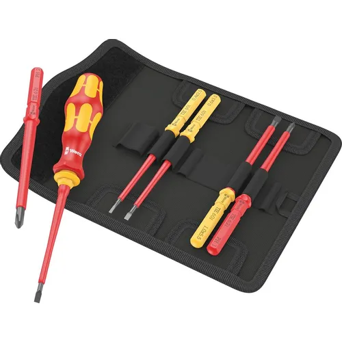 Отвертка с насадками WERA Kraftform Kompakt VDE 7 Universal 1 Tool Finder, 70 предметов [we-006600]