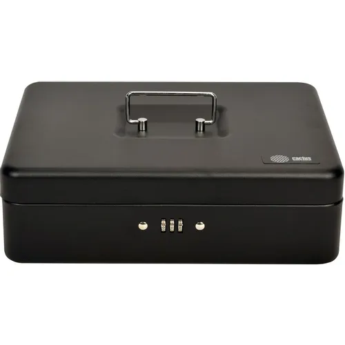 Ящик для денег Cactus CS-DCB-004 90x300x240 , сталь, графитовый