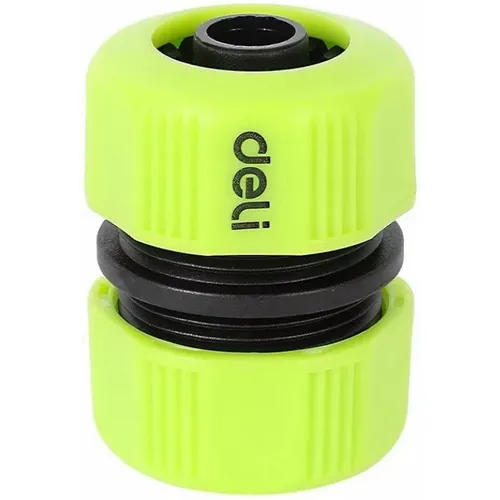 Муфта соединительная Deli DL8794 Д.вх.1/2" Д.вых.1/2" зеленый