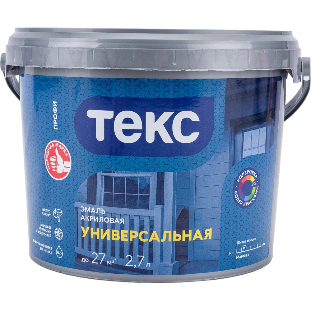 Универсальная акриловая эмаль Текс Профи 700011001