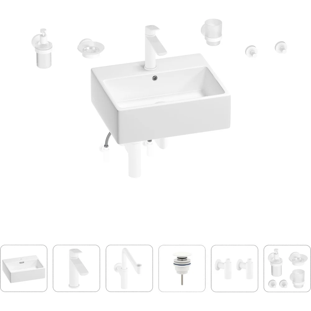 Раковина для ванной Wellsee Graceful Pro 201006695