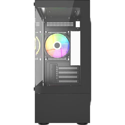 Корпус mATX Accord ACC-285-02B, Mini-Tower, без БП, черный