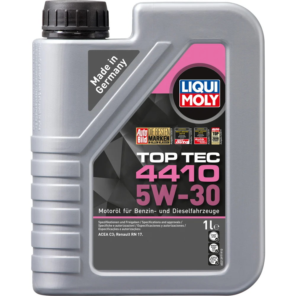 НС-синтетическое моторное масло LIQUI MOLY Top Tec 4410 5W-30 C3 21402