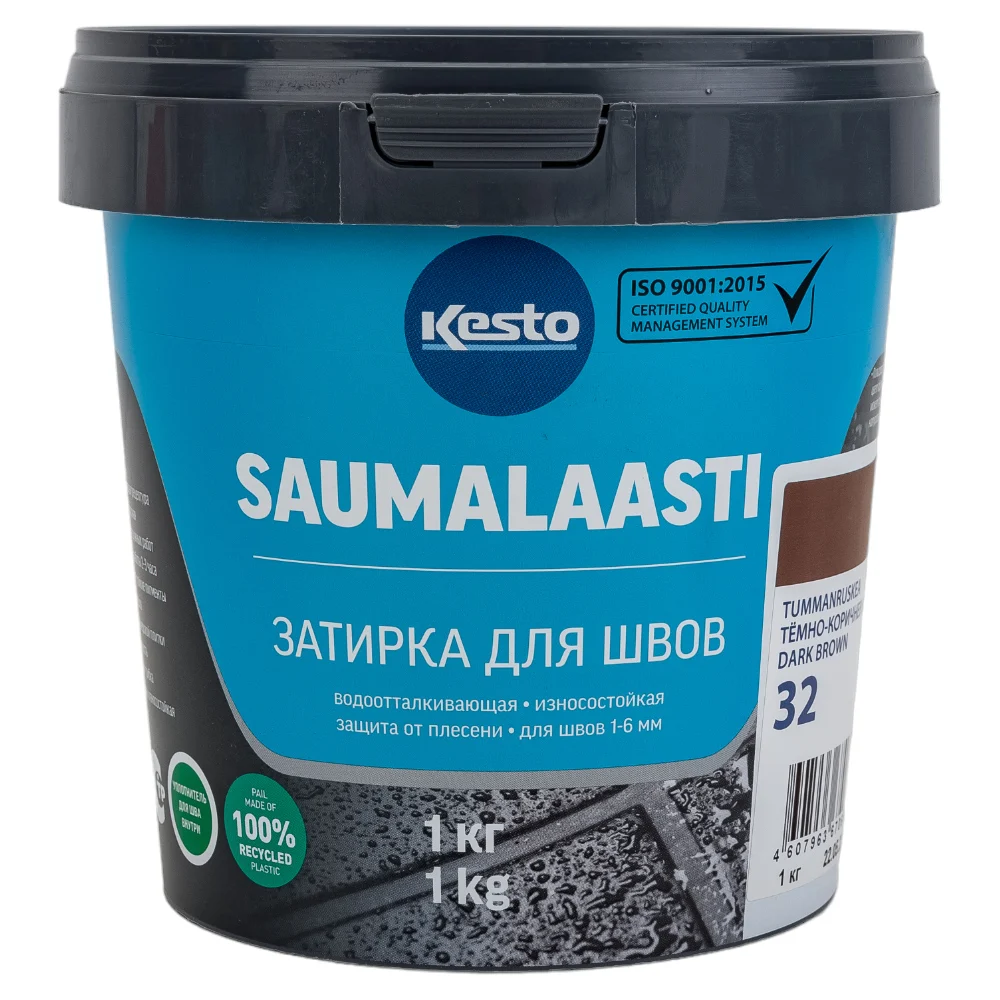 Затирка Kesto Saumalaasti 32 1 кг темно-коричневый 80914