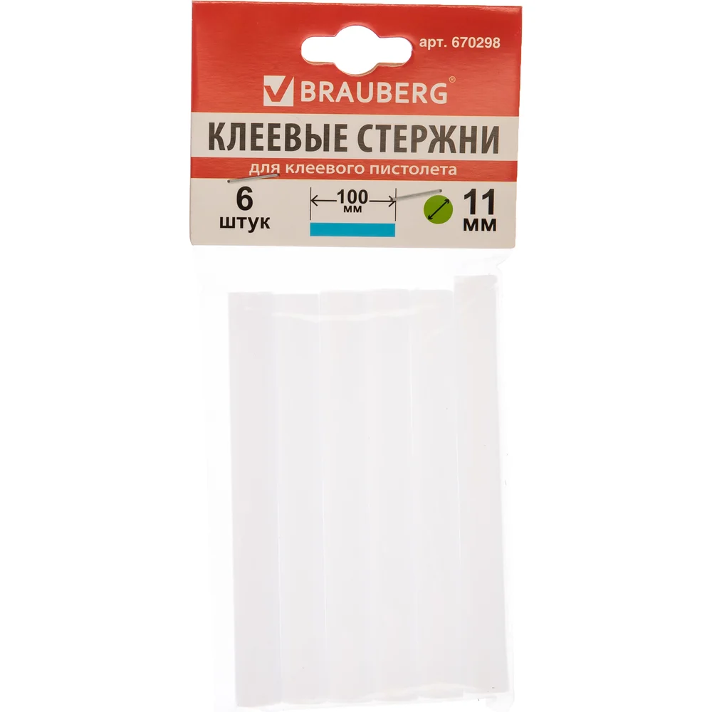 Клеевые стержни BRAUBERG 670298