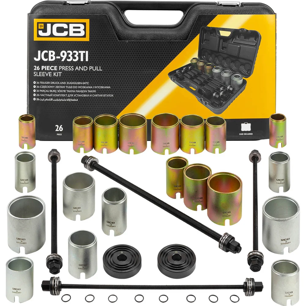 Набор инструментов для замены сайлентблоков, втулок и подшипников JCB JCB-933T1(59106)