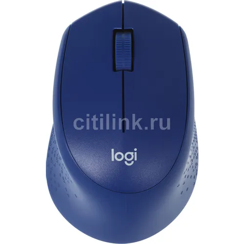 Мышь беспроводная Logitech M330 Silent Plus, радио, оптическая, USB, 1000dpi, синий [910-004925]
