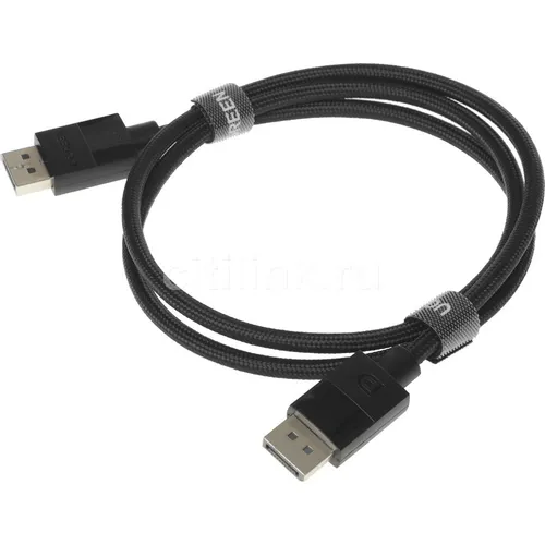 Кабель аудио-видео UGREEN DP114, DisplayPort (m) - DisplayPort (m), 1м, черный [80390]