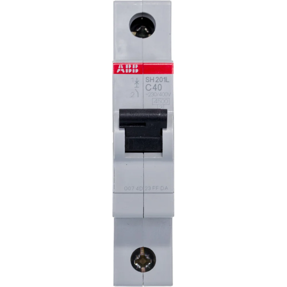 Автоматический выключатель ABB SH201L 1п C 4.5кА 40А 2CDS241001R0404
