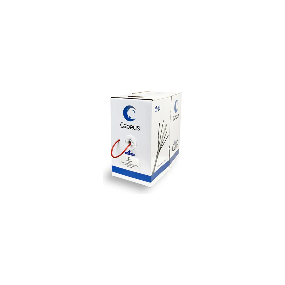 Одножильный кабель Cabeus UTP-4P-Cat.5e-SOLID-RD