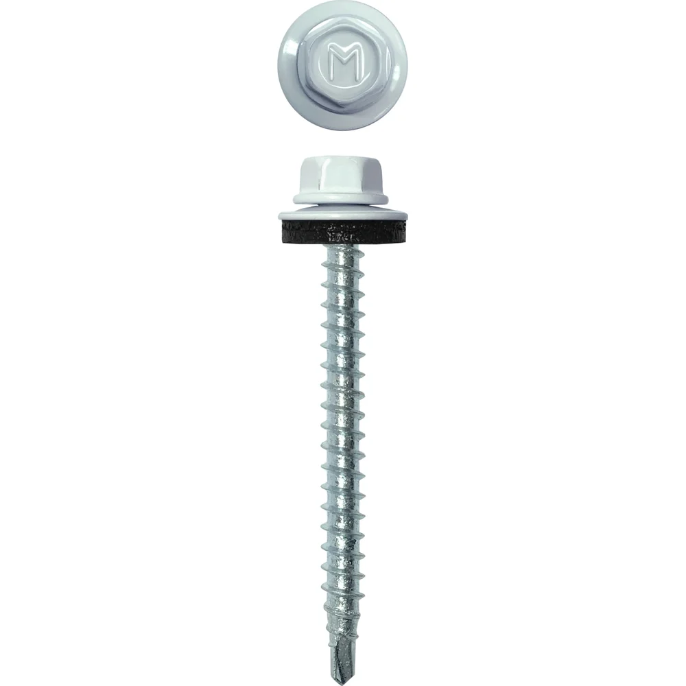 Кровельный саморез Daxmer 4,8х50 RAL9003 304045