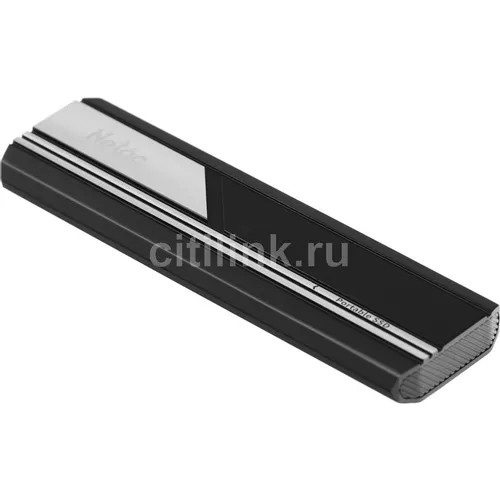 500ГБ Внешний диск SSD NETAC ZX10 NT01ZX10-500G-32BK, USB-C, запись - 1050МБ/с, чтение - 1050МБ/с, черный