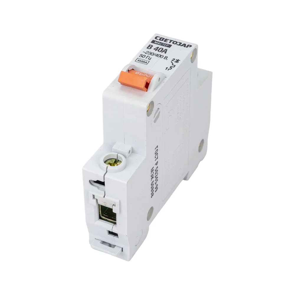 Однополюсный автоматический выключатель СВЕТОЗАР 49050-40-B