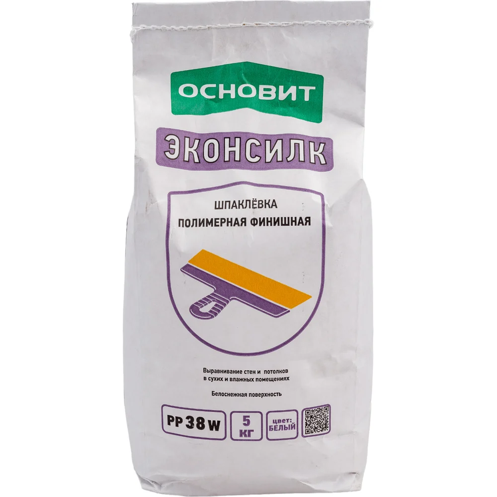 Полимерная шпаклевка Основит ЭКОНСИЛК PP38 W 85485
