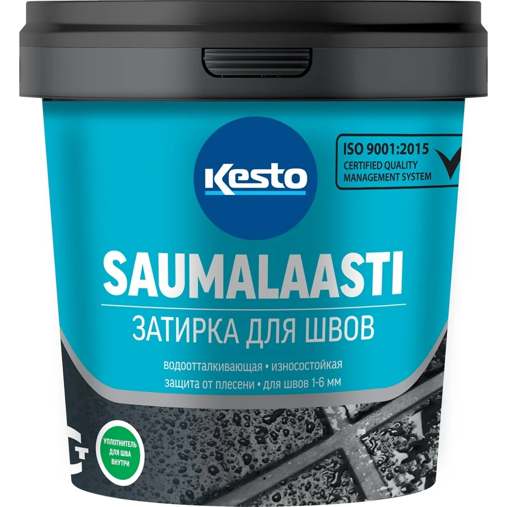 Затирка Kesto Saumalaasti 41, 1 кг, средне-серый 80927