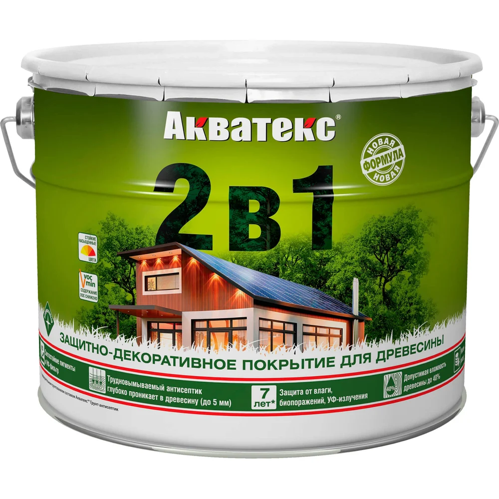 Защитно-декоративное покрытие для дерева АКВАТЕКС 257232