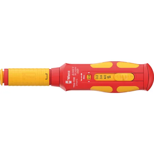 Отвертка WERA 7516 Safe-Torque VDE Kraftform, 2.4-4.0 Нм [we-075876]