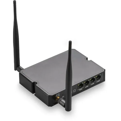 Маршрутизатор KROKS Rt-Cse m6-A, Wi-Fi 4, N300, 2.4ГГц, 3 LAN, 3G/4G, черный