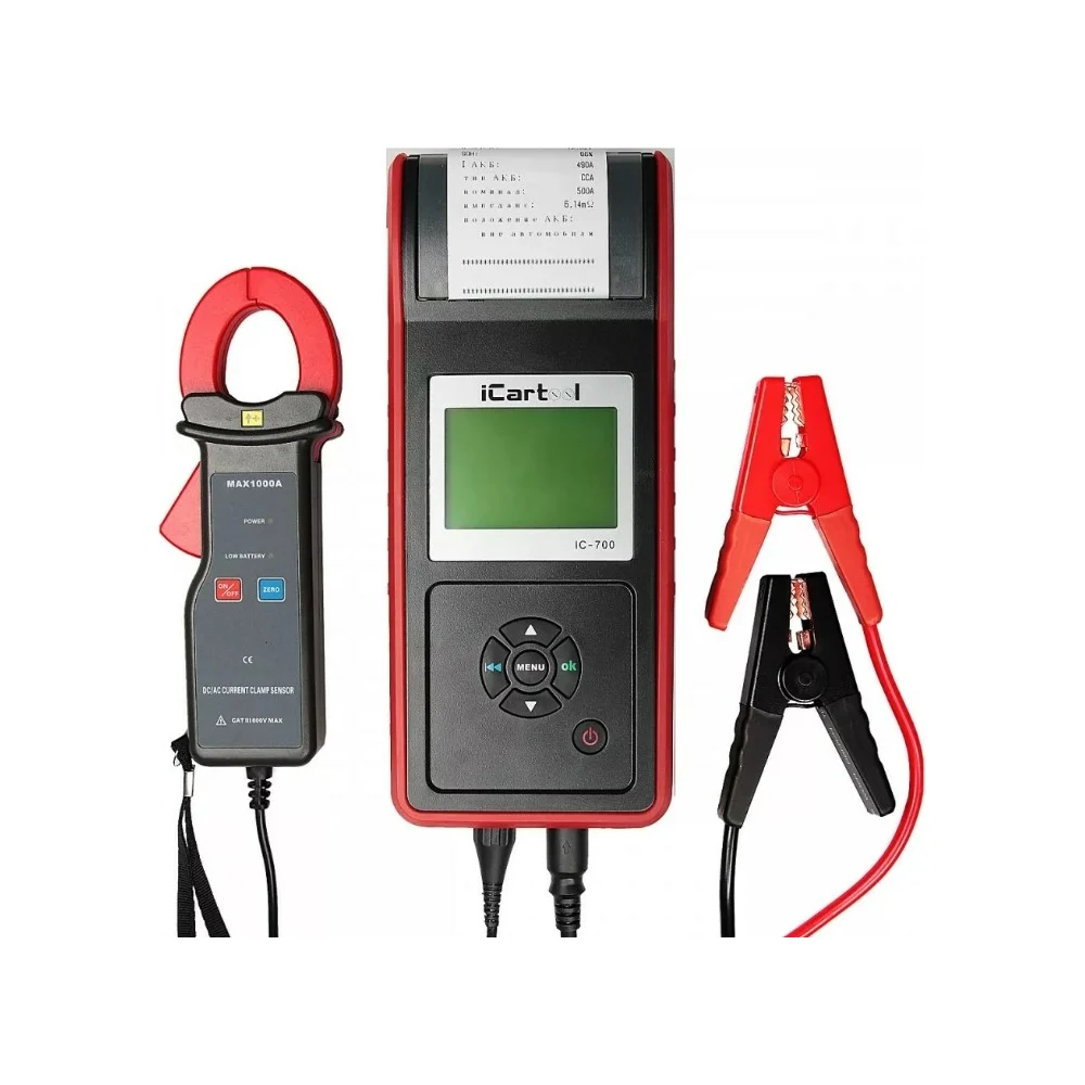 Профессиональный тестер аккумуляторных батарей iCarTool IC-700