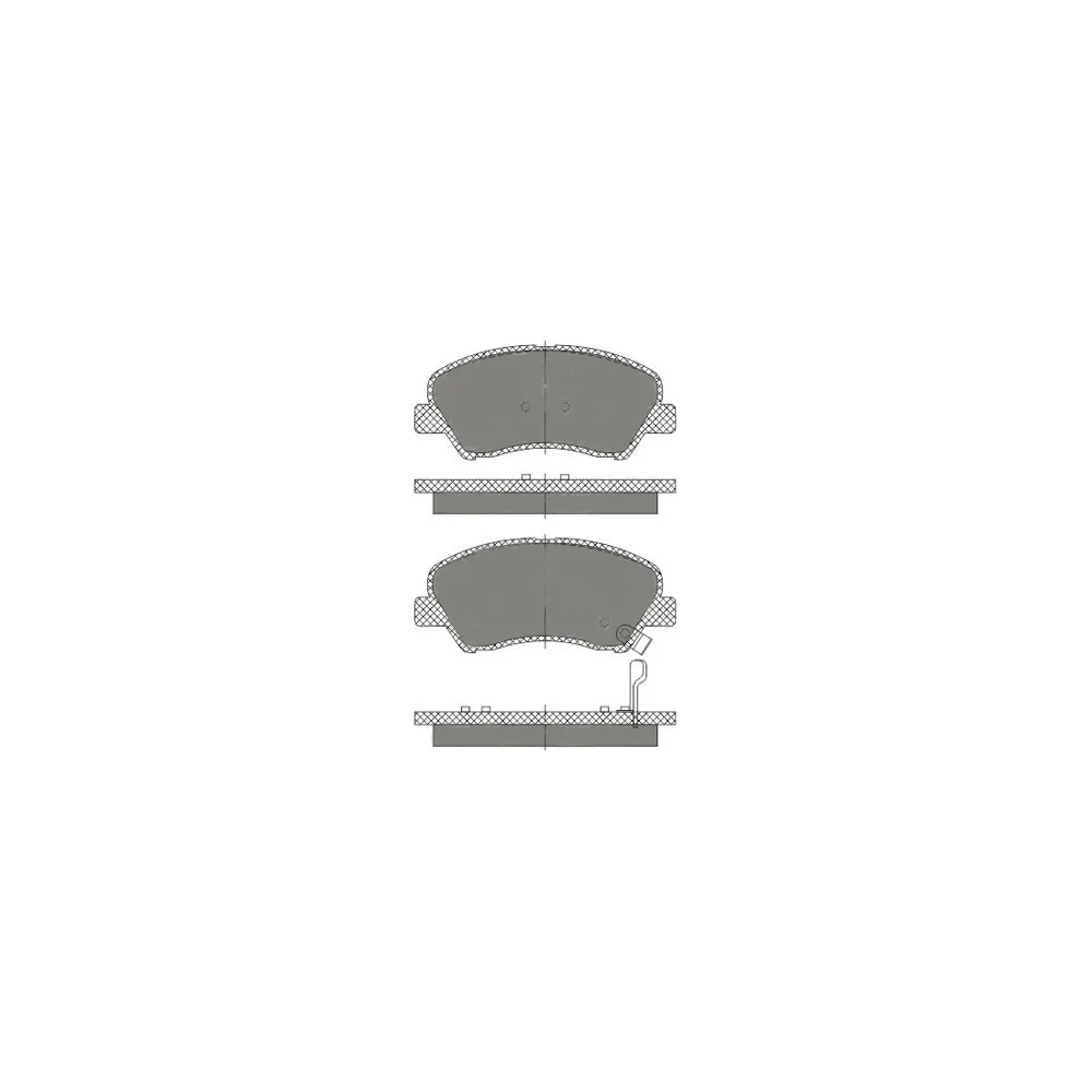 Колодки тормозные SCT SP667