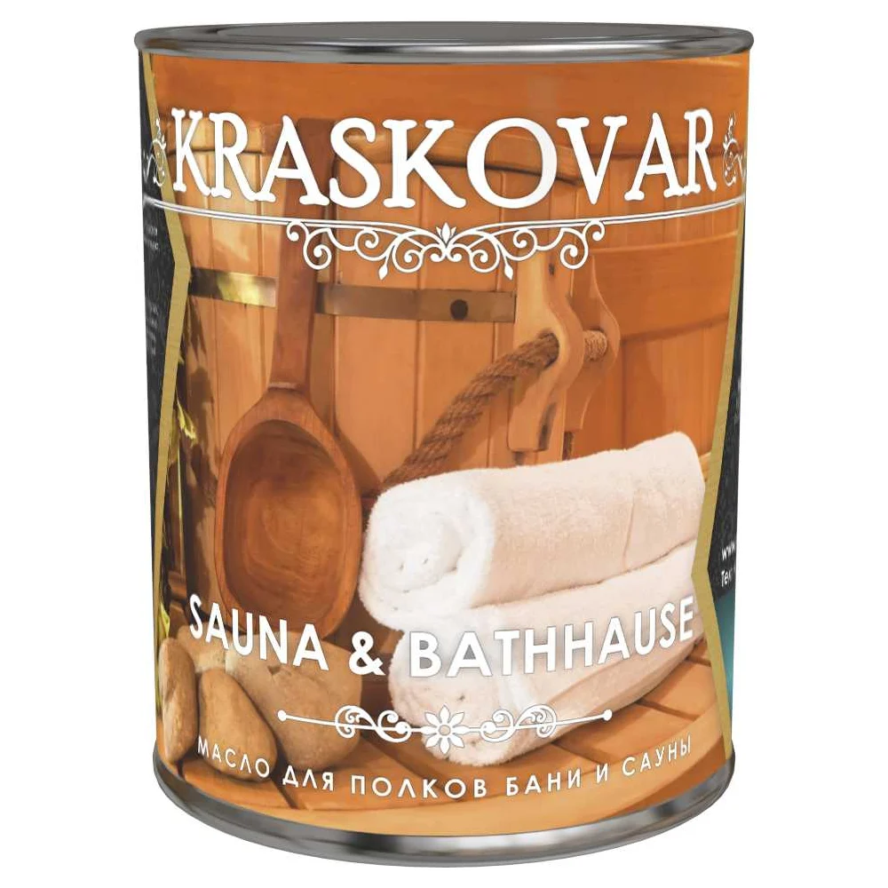 Масло для полков бани и сауны Kraskovar Sauna & Bathhause 1365