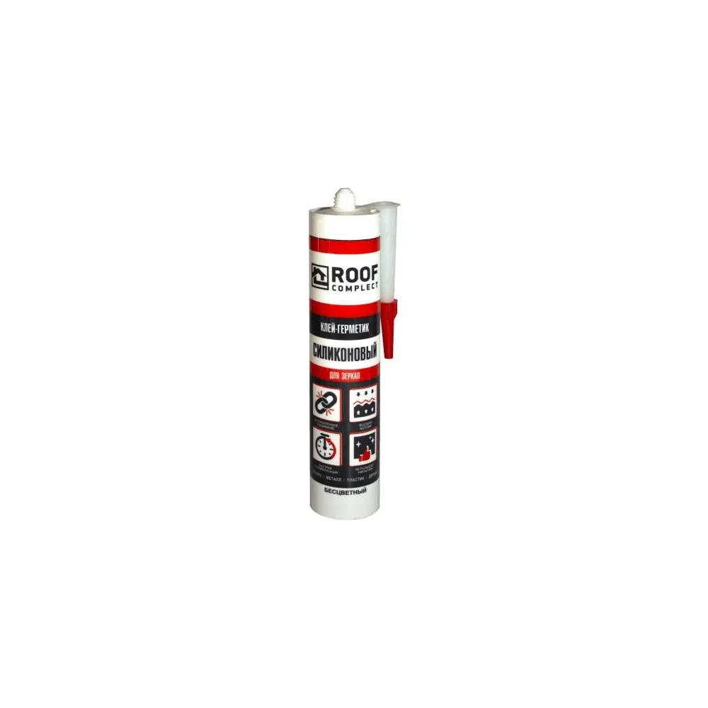 Силиконовый клей-герметик для зеркал 280мл Roof Complect 00-00442168