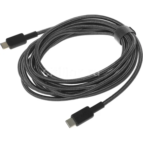 Кабель ANKER 322, USB Type-C (m) - USB Type-C (m), 3м, MFI, черный [a81f7g11]