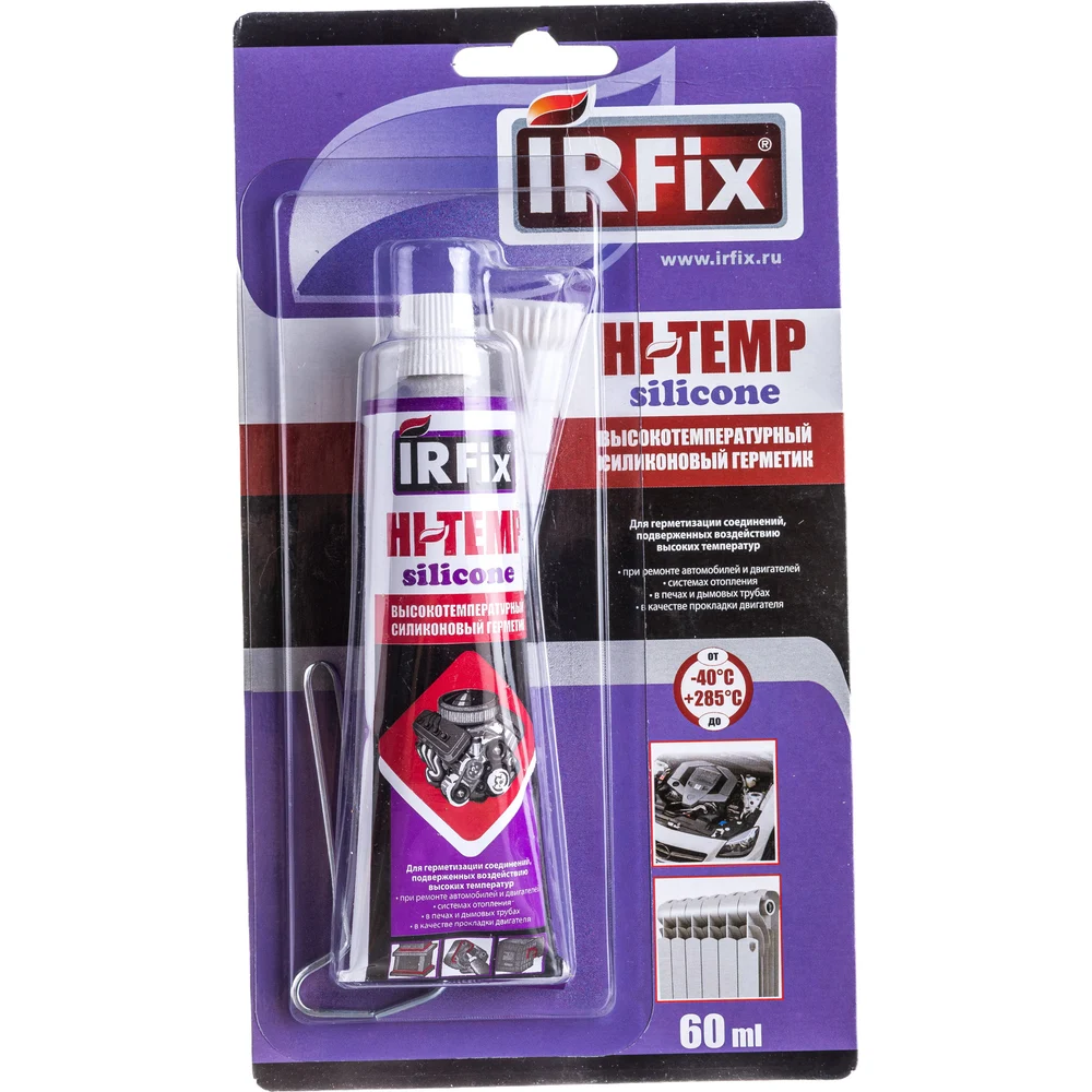 Высокотемпературный силиконовый герметик IRFIX HI-TEMP 20069