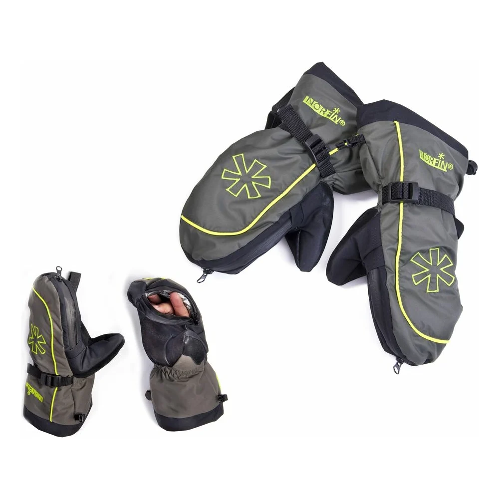 Варежки Norfin COMFORT ZIP GREEN 703176-XL